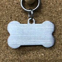 犬猫迷子札ステンレス製骨型<両面刻印>ペットグッズ刻印名入れ代金込み名札愛犬迷子札犬猫防犯脱走対策名札ステンレス製ペットネームプレート(板厚2mm)ペット骨型チャームかわいいチャーム