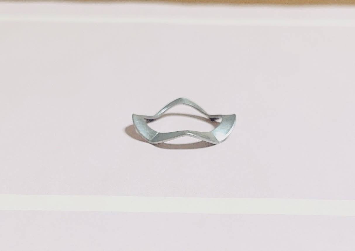 ステンレス製 マルチリング 2個SET売り ステンレス小物 メガネホルダー　箸置き　カトラリーレスト