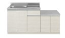 アイオ産業 KWシリーズ 品番KW1600SG 貸家 アパート マンション 戸建て 貸倉庫 貸店舗 一連式流し台 左シンク(右側シンクもあります)間口160セン...