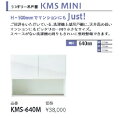 正規代理店 アイオ産業【限定送料無料】KMS-640M ランドリー吊戸棚 間口64センチ 奥行38.2センチ 高さ50センチ