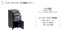 正規代理店 アイオ産業 TKシリーズ 品番TK300W キャスター付きワゴン 間口30センチ 奥行35センチ 高さ73センチ 【エリア限定送料無料】