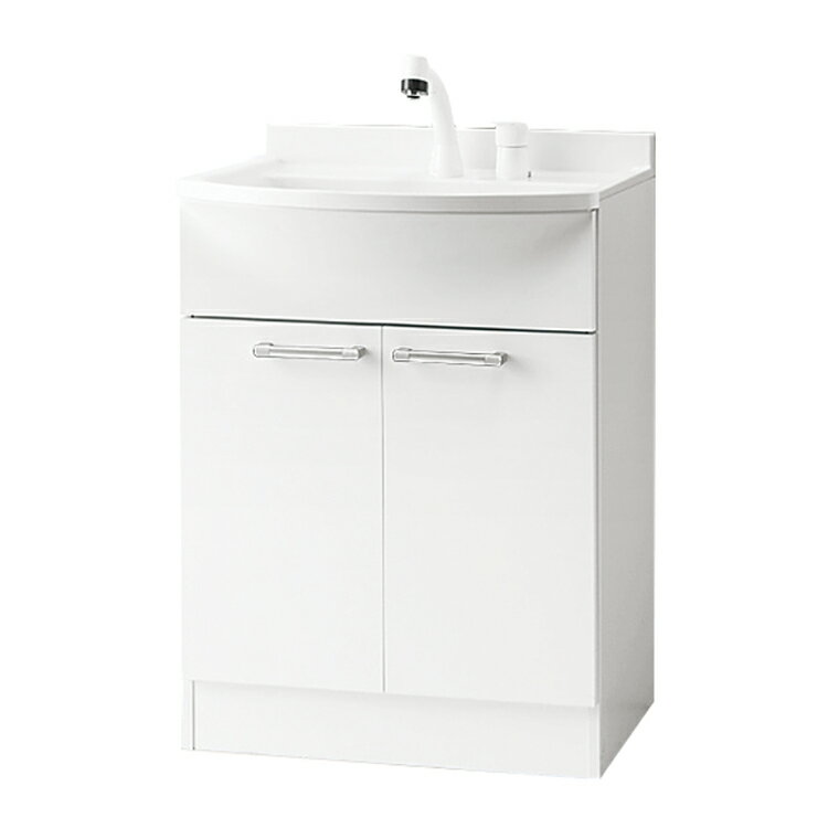 アサヒ衛陶 標準仕様　アルバシリーズ　洗面台のみの販売　間口 75センチ 洗面化粧台 LKAL601TUNJ 選べる扉カラー2色