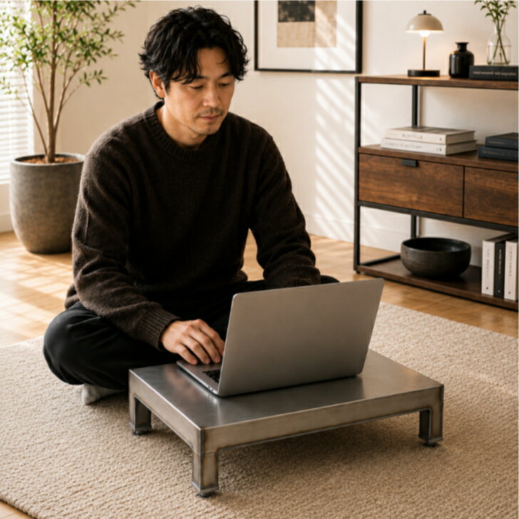 樂天商城 - ローテーブル 超ローテーブル　ヴィンテージ風テーブル　アルゴンアートテーブル テーブル パソコンテーブル ゲーム DS2 PS 置きテーブル