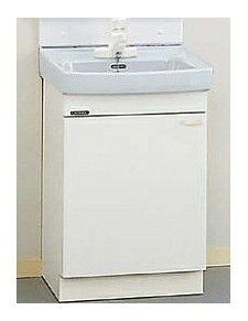 法人様限定販売　クリナップ洗面化粧台　下台のみの販売　扉片開　ホワイト色　幅50センチ　シングルレバー混合栓　メーカー品番 洗面台　BTS50TSIJTS　【一般地仕様】