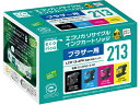 エコリカ ブラザー用リサイクルインクカートリッジLC213-4PK