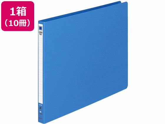 コクヨ レバーファイル〈MZ〉 A4ヨコ とじ厚10mm 青 10冊 A4 レバーファイル Z式 紙製 Z式ファイル