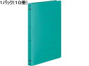 コクヨ フラットファイル(PPワイド) A4タテ とじ厚25mm 緑 10冊 厚綴じタイプ A4 フラットファイル PP製 レターファイル