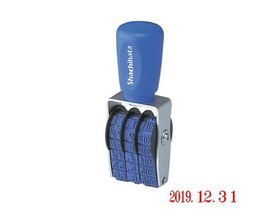 シヤチハタ 本西暦日付 3号 明朝体 NFH-3M 日付回転印 回転ゴム印 スタンプ ビジネススタンプ ネーム印
