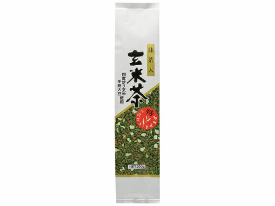 三ツ木園 抹茶入玄米茶 200g 茶葉 玄米茶 お茶 飲料