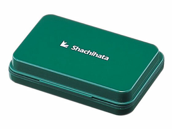 シヤチハタ スタンプ台 小形 緑 HGN-1-G スタンプ台 朱肉 ネーム印