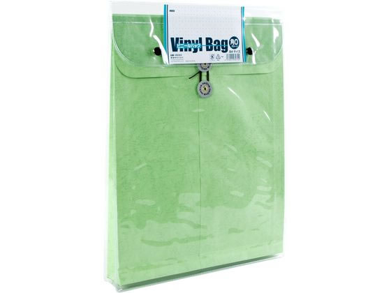オキナ ビニールバッグ角0 グリーン VB0EG ビニールバッグ 特殊 大型封筒 ノート