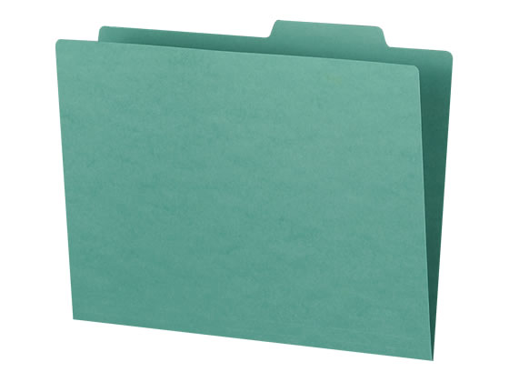 コクヨ 個別フォルダー(カラー・エコノミータイプ) A4 緑 10枚 A4-SIFN-G A4 1山見出し 紙製 個別フォルダー ファイル