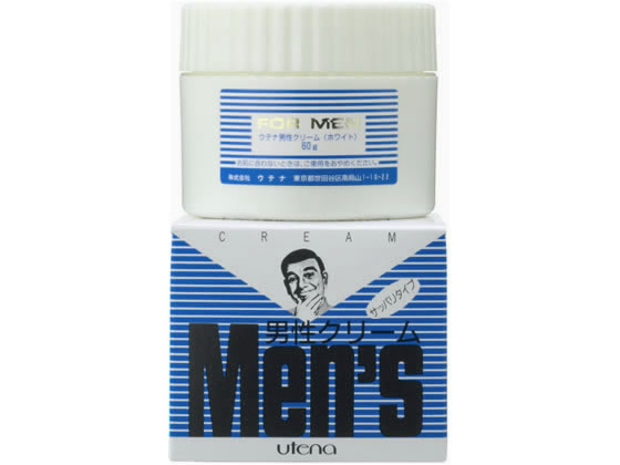 【お取り寄せ】ウテナ 男性クリームホワイト さっぱり 60g シェービング剤 アフターケア シェービング スキンケア