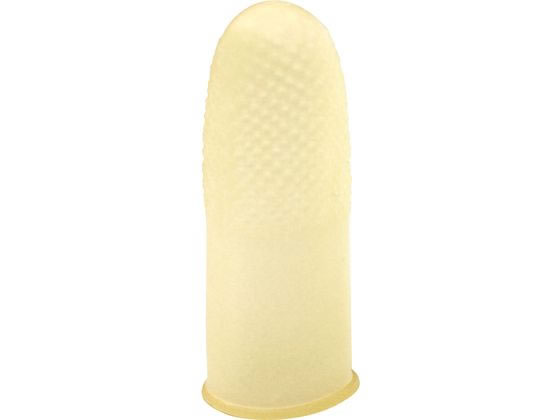 【お取り寄せ】プラス アメ色指サック 大 100個入 KM-103H 35-967 指サック サックタイプ 紙めくり デスク周り