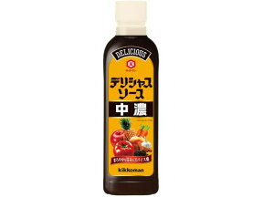 キッコーマン デリシャスソース 中濃 500ml ソース 調味料 食材