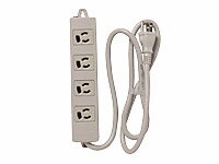 パナソニック OAタップ 3P4個口 グレ�