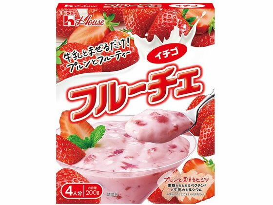 ハウス フルーチェ イチゴ 200g 料理の素 加工食品