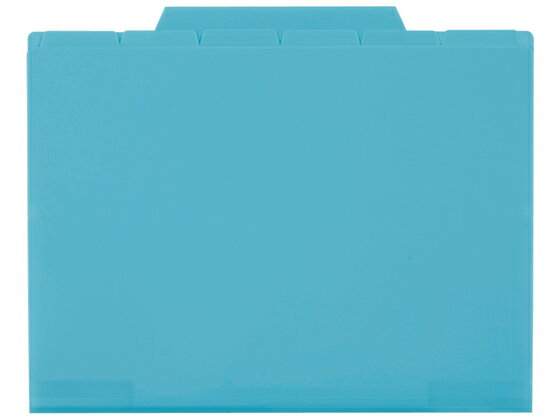 セキセイ アクティフ 6インデックスフォルダー A4 ブルー ACT90610 インデックス付 クリアホルダー 特殊仕様 ファイル