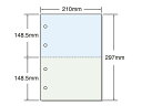 【商品説明】色々なソフトに対応した自由な設計が可能です。納品書、請求書、支払明細書等にご利用になれます。【仕様】●サイズ：A4（縦297×横210mm）●用紙厚さ0．09mm●綴じ穴間隔80mm●坪量64g／m2●仕様：カラー2面4穴●ミシン目1本●注文単位：1箱（500枚×2冊）●いつもの帳票がカラフルでさらに使いやすくなりました。【検索用キーワード】コンピューター帳票用紙　汎用帳票用紙　マルチタイプ帳票　カットシート　レーザープリンタ帳票　インクジェットプリンタ帳票　レーザープリンタ用帳票　インクジェットプリンタ用帳票　インクジェット用帳票　LBP用　LBP＆IJP用　BP2011Z　色付き　2分割　OA用紙　OA帳票　OA伝票　53007　1000枚　X21797マイクロミシンだから切り口がキレイ