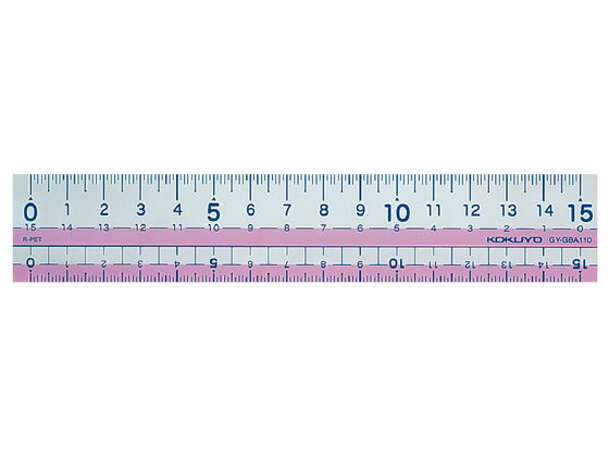 コクヨ 直線定規 まなびすと 15cm ピンク GY-GBA110P 定規 スケール 教材 学童用品
