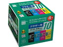 エコリカ ブラザー用リサイクルインクカートリッジLC10-4PK ブラザー brother マルチパック エコリカ リサイクルインクカートリッジ トナー