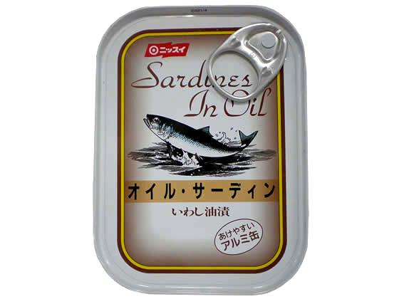 ニッスイ オイルサーディン 110g 缶詰 魚介類 缶詰 加工食品