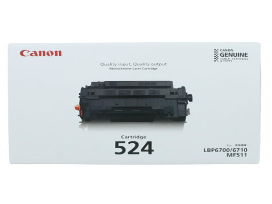 キヤノン トナーカートリッジ CRG-524 3481B004 キャノン CANONモノクロ レーザープリンタ トナーカートリッジ インク