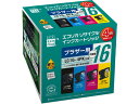 【お取り寄せ】エコリカ ブラザー用リサイクルインクカートリッジ 4色パック LC16-4PK ブラザー brother マルチパック エコリカ リサイクルインク...