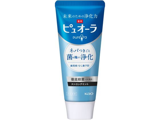 KAO 薬用ピュオーラ ストロングミント115g はみがき オーラルケア