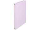 プラス フラットファイル厚とじ ノンステッチ A4タテ バイオレット NO.021NW 厚綴じタイプ A4 フラットファイル 紙製 レターファイル
