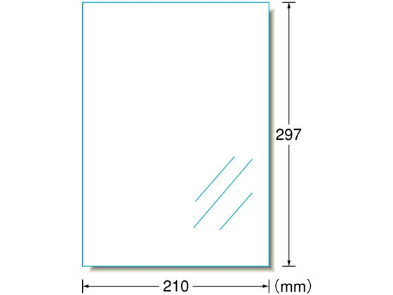 エーワン ピッタリ貼れるのびるラベル A4 透明フィルム 3枚 29295 ノーカット インクジェット ラベルシール 粘着ラベル用紙