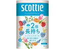 クレシア スコッティ フラワーパック 2倍長持ち シングル 12ロール 二倍 パック トイレットペーパー 紙製品