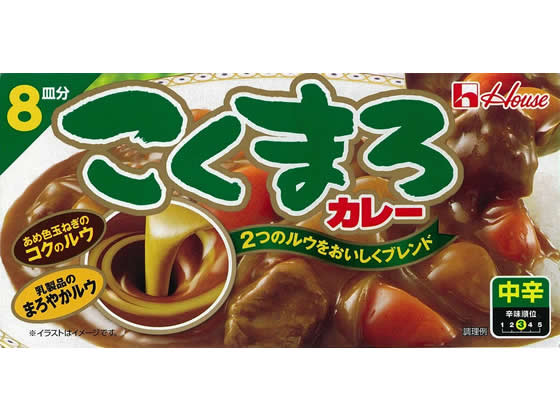 【商品説明】「おいしいカレーを作る為にルウを混ぜ合わせる」という主婦の工夫・知恵をヒントに2つのルウ（コク・まろやか）をしっかりとブレンドして仕あげているので、飽きのこない深みのあるカレーが味わえます。【仕様】●注文単位：1箱（8皿分）●中辛【備考】※メーカーの都合により、パッケージ・仕様等は予告なく変更になる場合がございます。【検索用キーワード】カレールウ　カレールー　カレーライス　ライスカレー　ハウス食品　カレー粉　かれー　コクマロ　はうすしょくひん　ハウスショクヒン　コクマロカレー　こくまろかれー　ちゅうから　ルゥ　ルウ　140グラム　小箱　はうす食品　Houseあめ色玉ねぎのコクと乳製品のまろやかさ、2つのルウの相乗効果で織りなす深い味わい