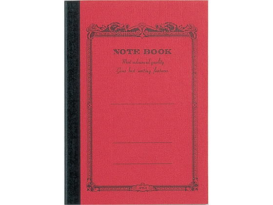 アピカ CDノート A6 6mm罫 赤 CD10RN B罫 罫線6mm幅 A6ノート