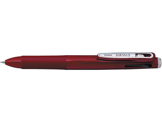 ゼブラ サラサ3B レッド軸 J3J2-R 3色 多色 多機能ボールペン
