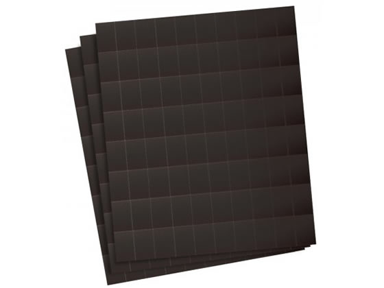ソニック 粘着剤付マグネットシート10×15薄型カットタイプ3枚 MS-6941 マグネットシート 粘着タイプ マグネット 掲示物留め 吊下げ POP 掲示