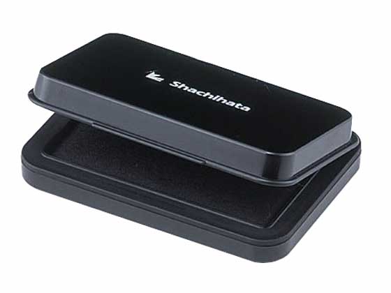 シヤチハタ スタンプ台 中形 黒 HGN-2-K スタンプ台 黒 墨 朱肉 ネーム印