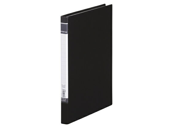 キングジム レターファイルBF A4タテ とじ厚10mm 黒 358BF-BK A4 レターファイル 紙製 フラットファイル ファイル