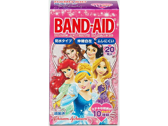 【一医1】バンドエイド ディズニープリンセスN 20枚入 バンドエイド ケガ 傷 メディカル