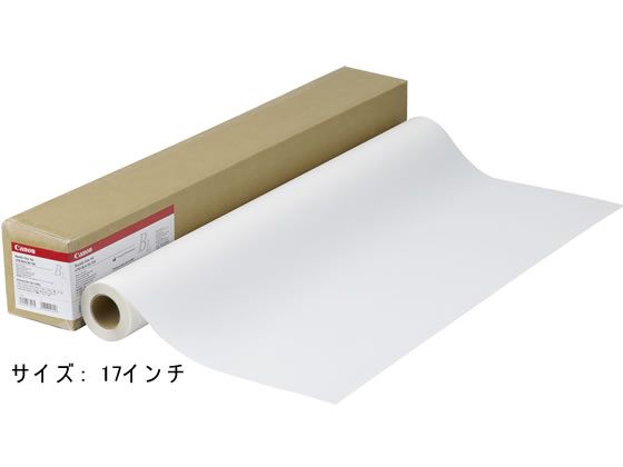 【商品説明】表側からプリントする電飾用半透明のフィルムです。特に発色性に優れているのが特徴で、自然光でも高発色なためディスプレイに最適です。【仕様】●サイズ：17インチ●寸法：432mm×30m●坪量：165g／m2●フチなし対応：フチなし印刷非対応●オートカット（印刷後パネル操作にて）●注文単位：1本【検索用キーワード】キヤノン　キャノン　CANON　imagePROGRAF　プロッター用紙　大判用紙　iPF9400用　iPF8400　iPF6400　iPF6450　iPF5100　iPF9400S　iPF8300S　iPF6300S　iPF825　iPF815　iPF765　iPF760　iPF655　iPF650　iPF610　iPF605L　iPF510　iPF750School　iPF750Poster　ロール紙　フィルム　純正品　大判プリンター　大判プリント　3インチ　LFM−BLH／17／164　LFMBLH／17／164　17インチ　X43601ディスプレイに最適！