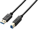 【お取り寄せ】エレコム USB3.0ケーブル A-Bタイプ 2m ブラック USB3-AB20BK USBケーブル 配線(2)