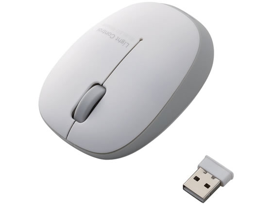 エレコム BlueLEDマウス ワイヤレス 3ボタン シルバー M-BL20DBSV マウス キーボード 入力機器 パソコ..
