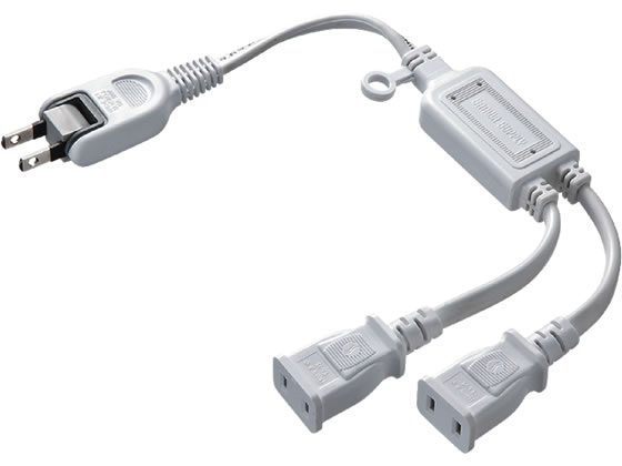 �ڤ����󤻡ۥ���掠�ץ饤 AC�����ץ���Ĺ������ 2ʬ�� �ۥ磻�� TAP-EX2WN 2�ԥ󥿥��� 5m̤�� OA���å� ��Ĺ������ ����