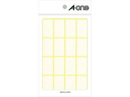 エーワン フリーラベル 19mm×33mm 16面 15シート 06005 エーワンラベルシール ふせん インデックス メモ ノート