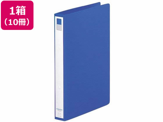 リヒトラブ リングファイル(カドロック&ツイストリング)A4 ブルー 10冊 A4 丸型2穴リングファイル PP製 リング式ファイル