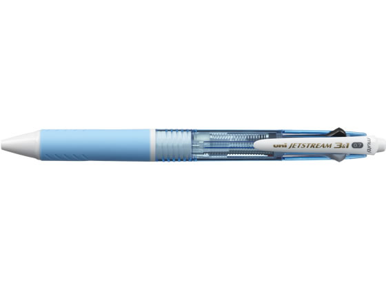 三菱鉛筆 ジェットストリーム 3 1 0.7mm 水色 MSXE460007.8 シャープペン付き 油性ボールペン 多色 多機能