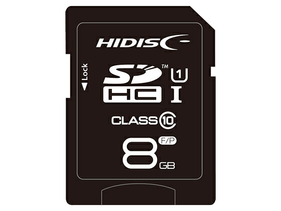HIDISC SDHCカードUHS-1CLASS10 8GB HDSDH8GCL10UIJP3