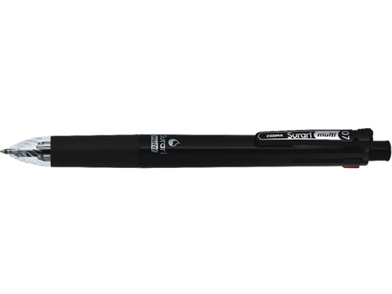 ゼブラ スラリ マルチ0.7N 黒 B4SA11-BK シャープペン付き 多色 多機能ボールペン