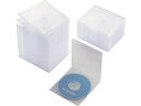 エレコム Blu-ray DVD CDスリムケース クリア 50枚 CCD-JSCS50CR CD用ケース DVD用プラケース メディアケース 記録メディア テープ