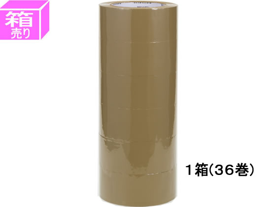 セキスイ OPPテープE 50μ 48mm×100m 茶 36巻 No.882V 48mm OPPテープ 透明テープ 粘着テープ 梱包